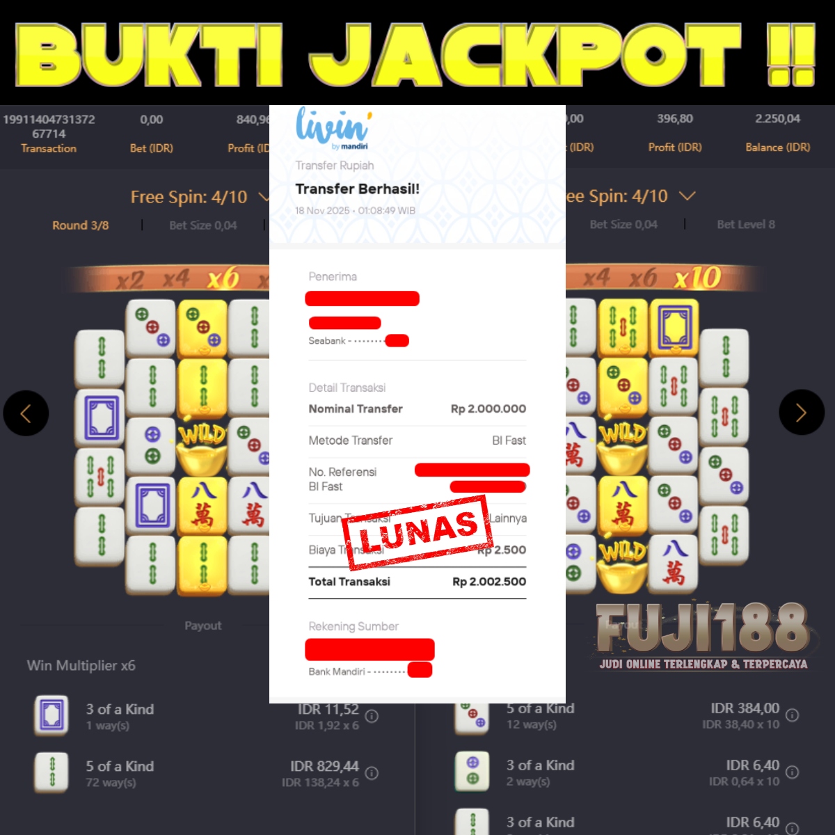 Bukti Kemenangan MAHJONG WAYS 2