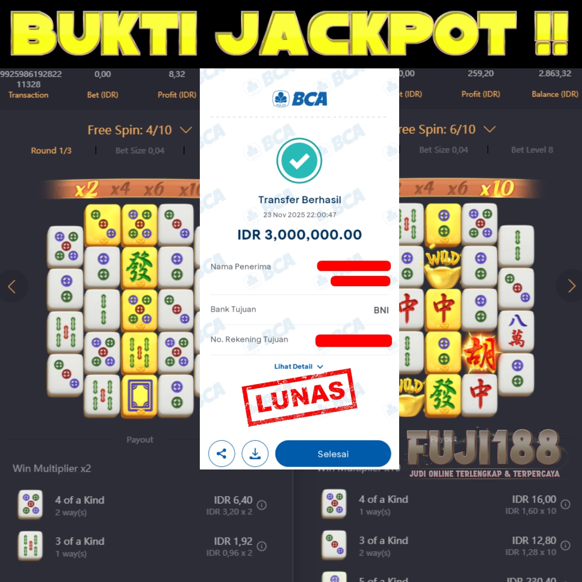 Bukti Kemenangan MAHJONG WAYS 2