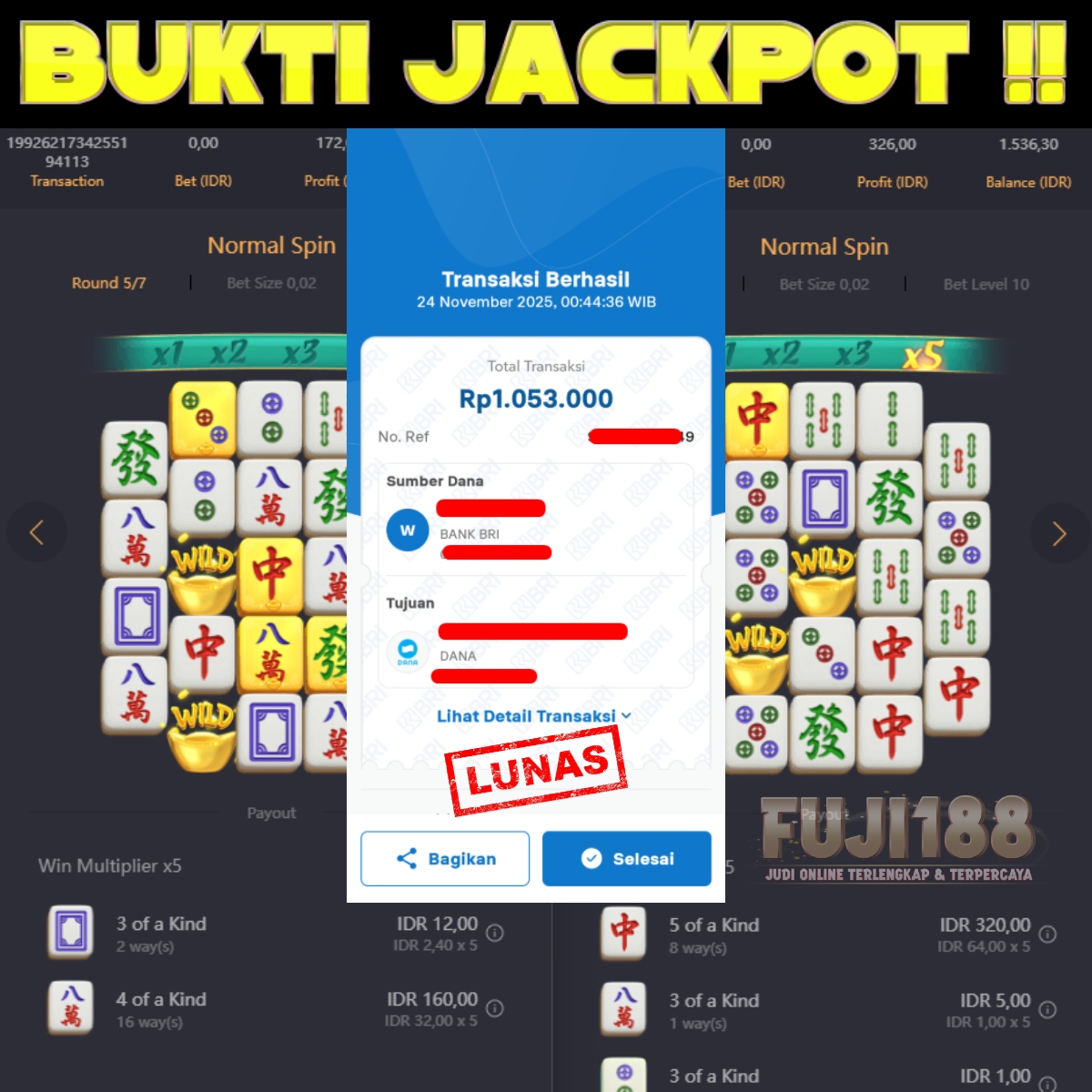 Bukti Kemenangan MAHJONG WAYS 2