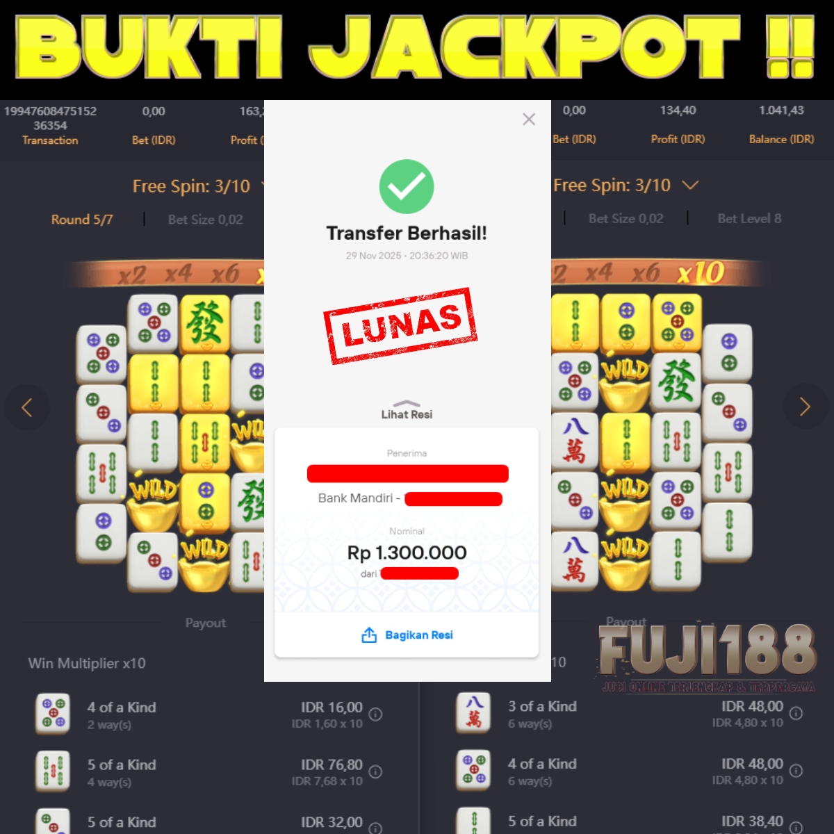 Bukti Kemenangan MAHJONG WAYS 2
