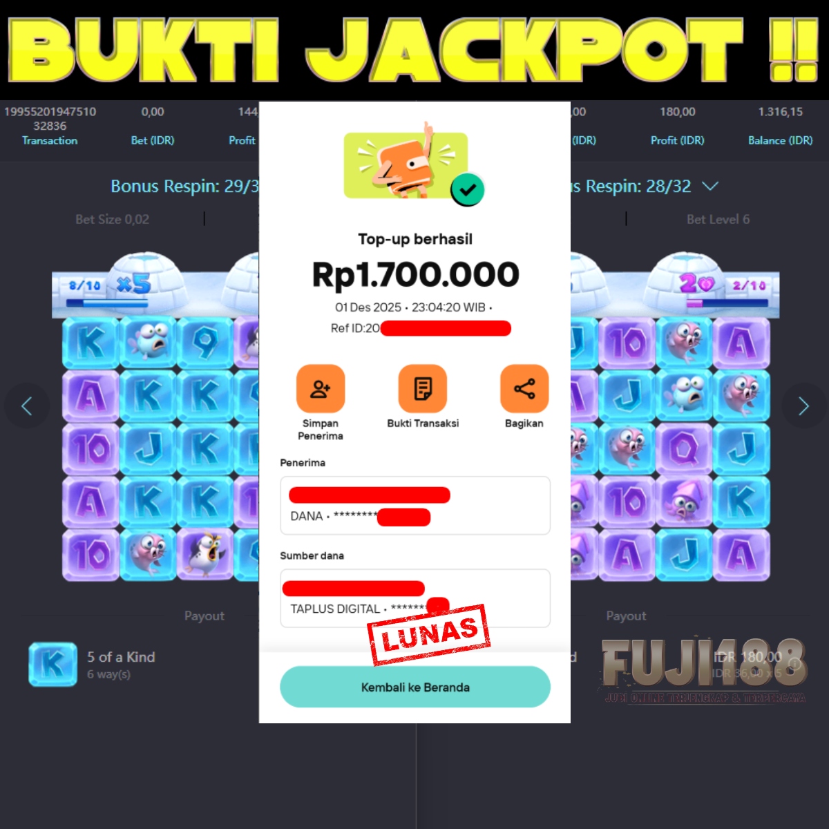 Bukti Kemenangan The Great Icescape