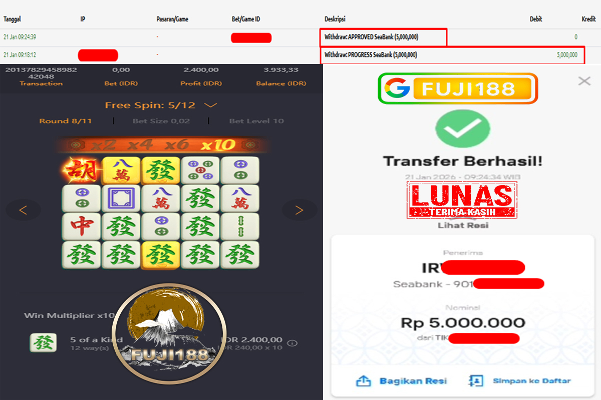 Bukti Kemenangan MAHJONG WAYS