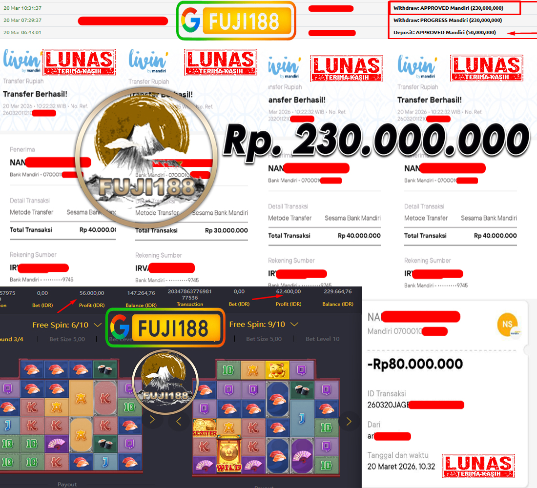 Bukti Kemenangan LUCKY NEKO